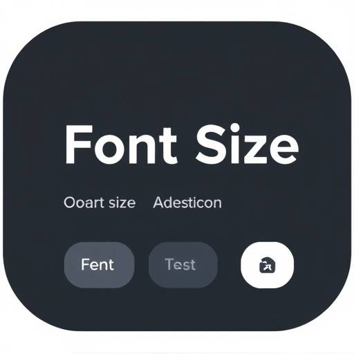 Font Size Icon