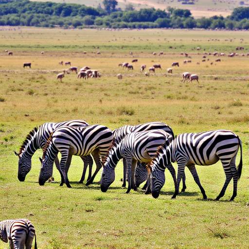 Lake Mburo National Park zebras grazing